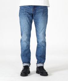 J301_MID CIRCLE Straight 14.8oz American Cotton Vintage Selvedge Jeans  (Wash)