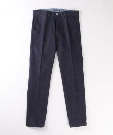 柔らかな質感の Stretch 12oz Slim Fit Custom Denim (Indigo) Trousers パンツ