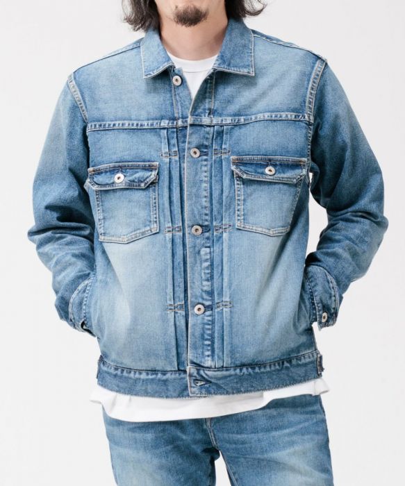 12oz Ultimate Stretch - Type II Denim Jacket (M01 Aging Wash)