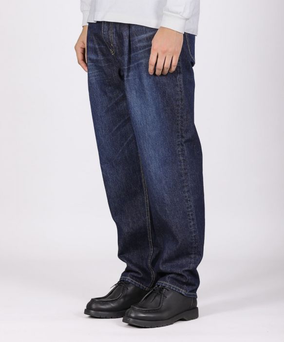 Wide tapered jeans on sale