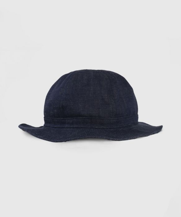 【BOHEMIAN SEOUL】WASHED DENIM HUNTING CAP [正規品] Designer fashion, Seoul-fully created | W Concept