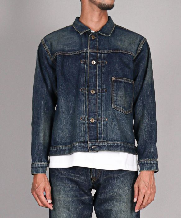 14.8oz Classic Denim Jacket - D01 (Aging Wash)