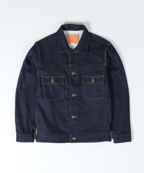 Knit like denim jacket