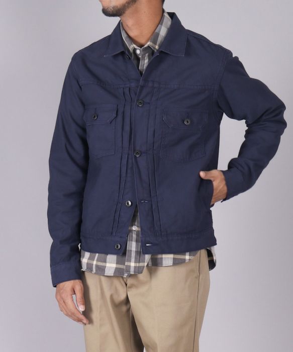 Type 2 Jacket
sulpher dyed back satin NAVY