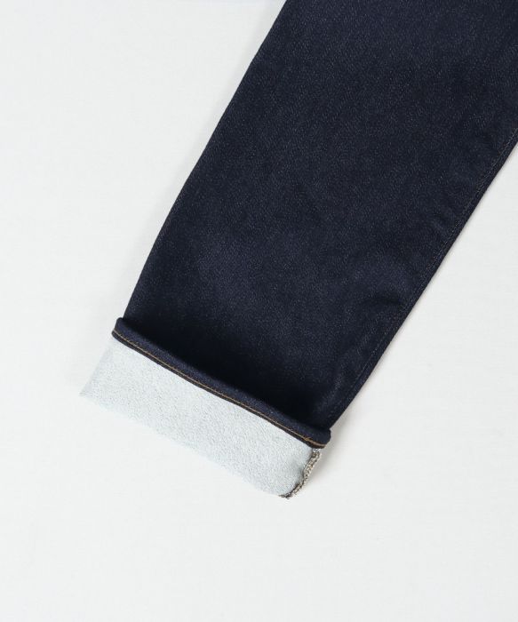 Knit-like Denim-Classic Straight-Jeans
