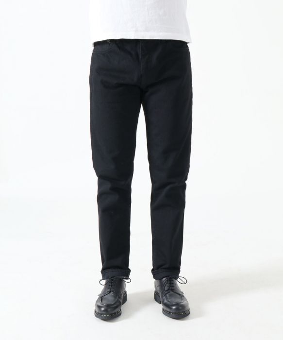 J314 14oz Black Straight Selvedge Jeans