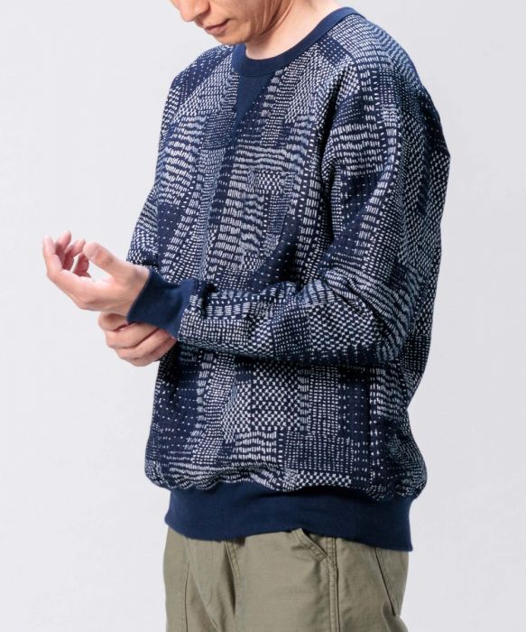 Sashiko Sweatshirt – Patch Mosaic