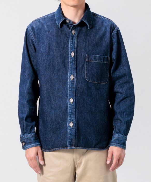 数量限定SALE Shirt Denim 13oz - Wash Vintage トップス