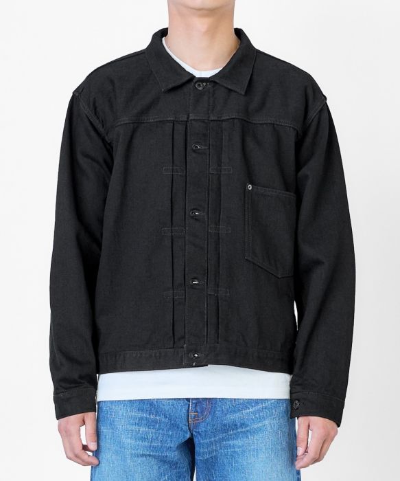 JBOT11033A-14oz-Classic-Black Denim Jacket