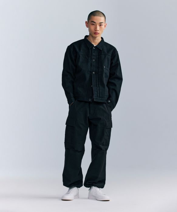 JBOT11033A-14oz-Classic-Black Denim Jacket