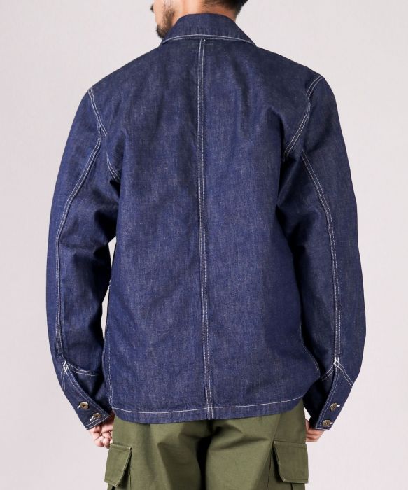 【美品】JAPAN BLUE JEANS サックコート カバーオール Mサイズ 10oz Military Denim Sack Coat, JAPAN BLUE JEANS