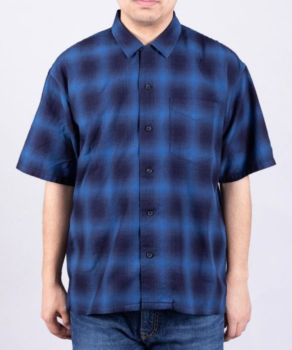 Indigo Check Short Sleeve Shirt