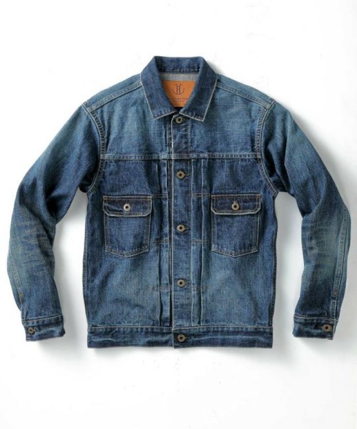 J386621 16.5oz Cote d'Ivoire Cotton Selvedge Denim Jacket (Washed)