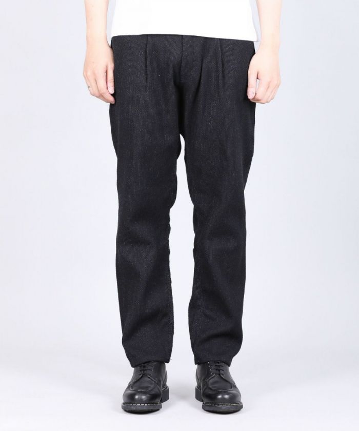 Sashiko Black 5P Wide Tapered - 11oz Black Sashiko
