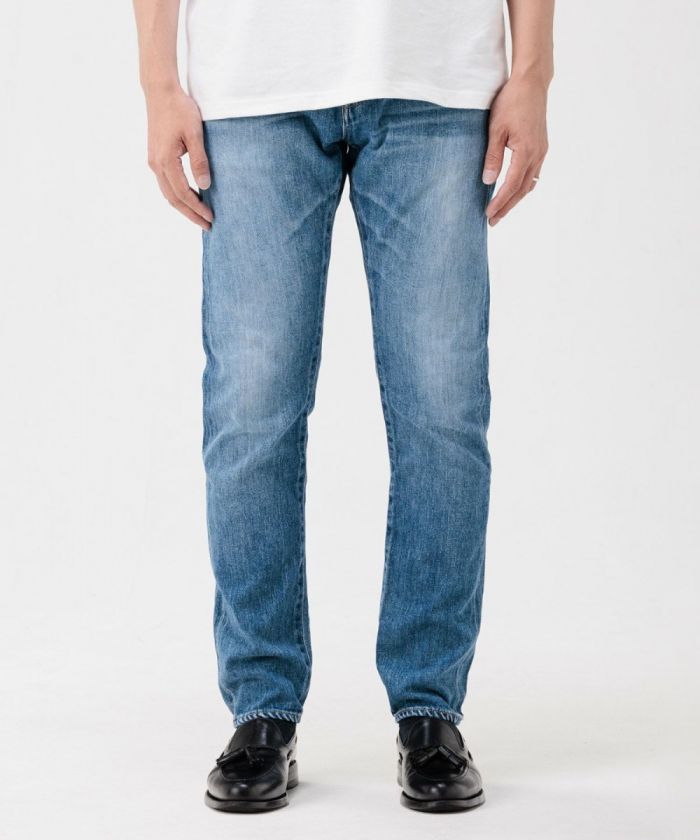 11oz Denim Blue Selvedge - Slim Jeans (M01 Aging Wash)