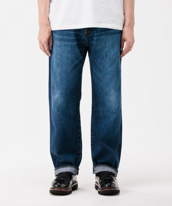 11oz Denim Blue Selvedge - Wide Jeans (D01 Aging Wash)