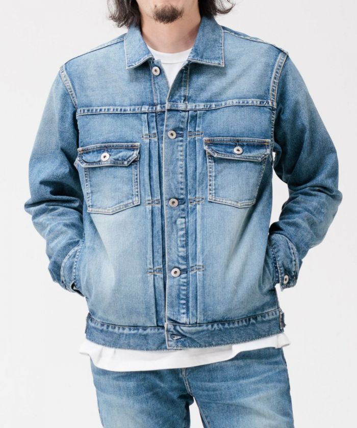 12oz Ultimate Stretch - Type2 Denim Jacket (M01 Aging Wash)
