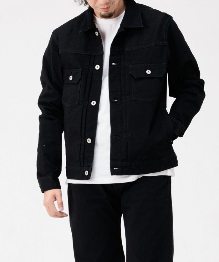 12oz Ultimate Stretch - Type2 Denim Jacket (Black)