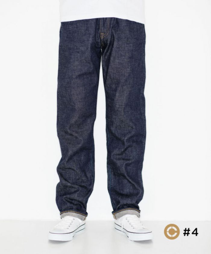 J401 CIRCLE Classic Straight 14.8oz American Cotton Vintage Selvedge Jeans