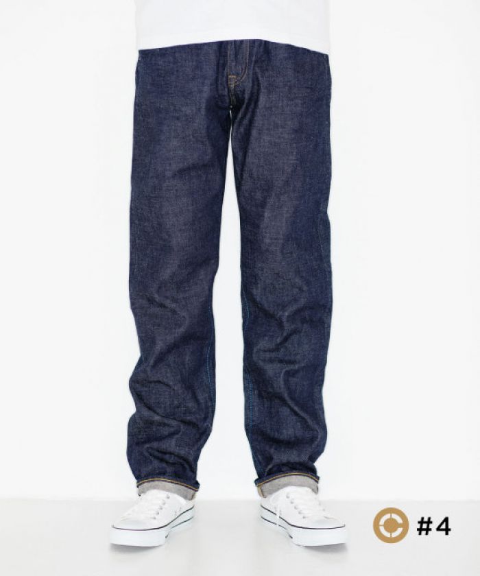 J405 CIRCLE Classic Straight 12.5oz Stretch Selvedge Jeans