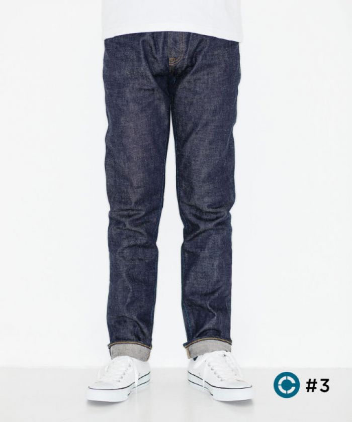 J304 CIRCLE Straight 12.5oz African Cotton Selvedge Jeans