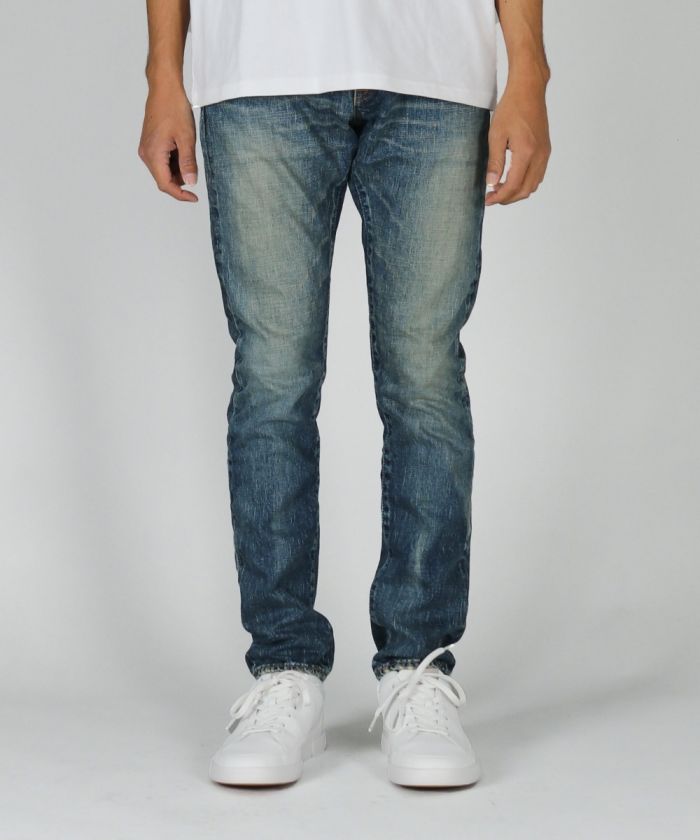 J201_DID 14.8oz US Cotton Tapered Selvedge Jeans (Aging Wash)