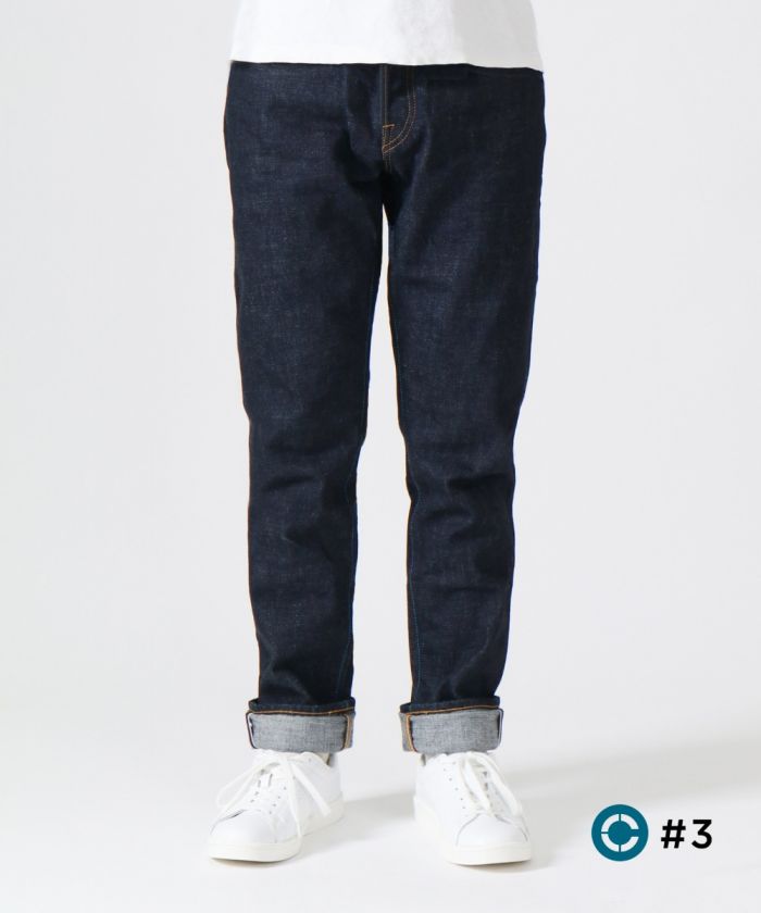 J301B L34 CIRCLE Straight 14.8oz American Cotton Selvedge Jeans