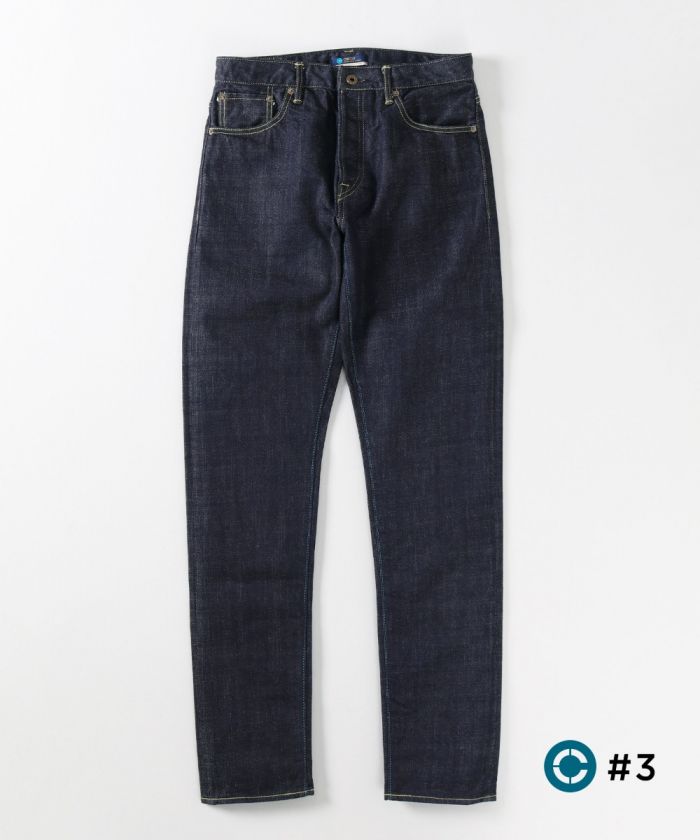 J355B 【LIMITED JEANS】J355B L34 CIRCLE Straight 13.5oz Suvin Gold Cotton Selvedge Jeans
