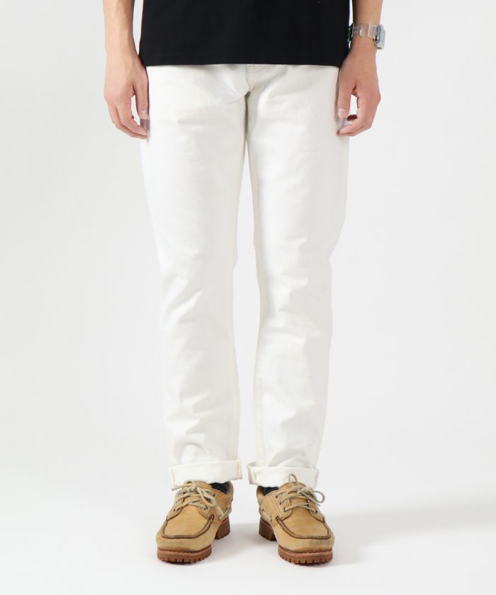 J370 13.5oz White Straight Selvedge Jeans