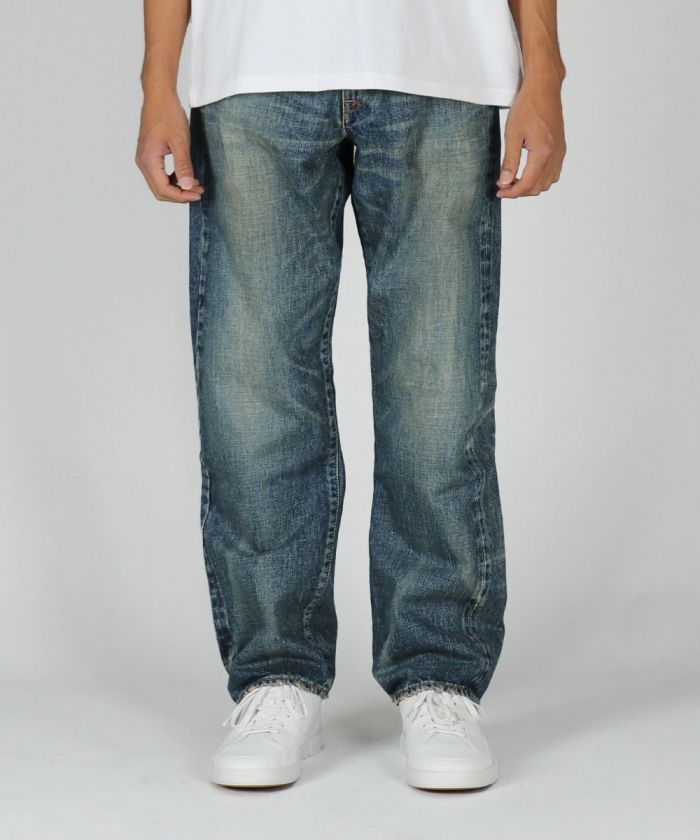 J501_DID 14.8oz US Cotton Loose Selvedge Jeans (Aging Wash)