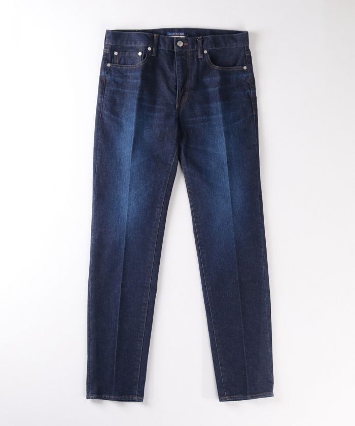 Custom Fit Slim 12oz Stretch Denim Jeans (Dark Indigo)