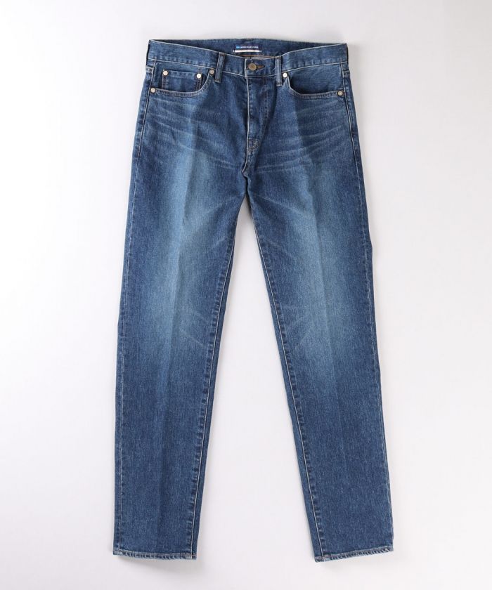 Custom Fit Slim 12oz Stretch Denim Jeans (Mid Indigo)