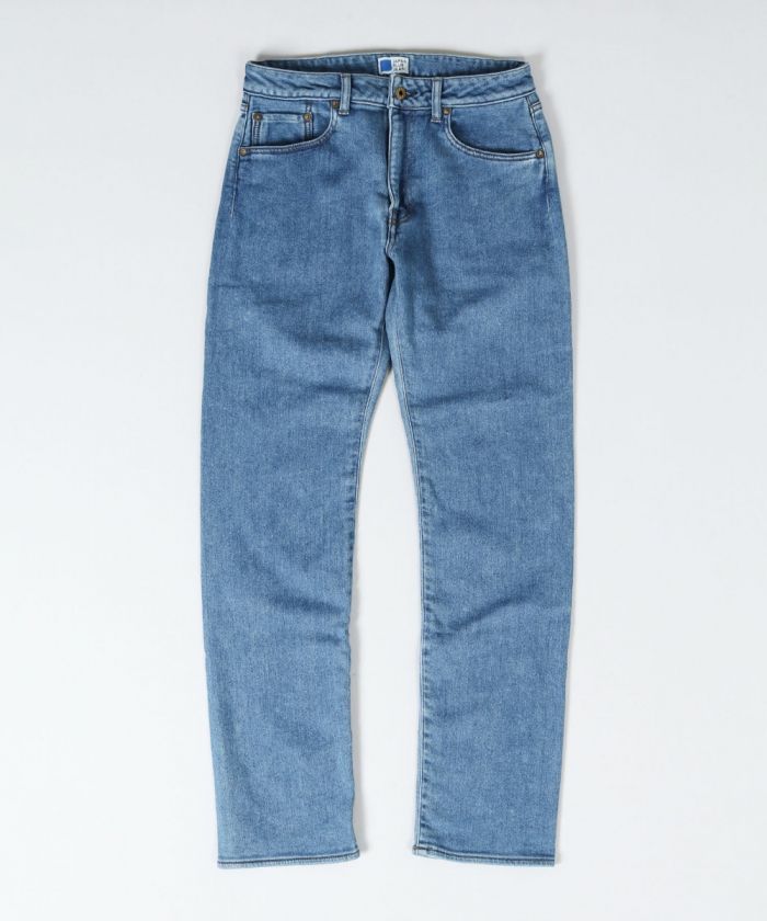 Knit-like Denim Classic Straight Jeans (LID)