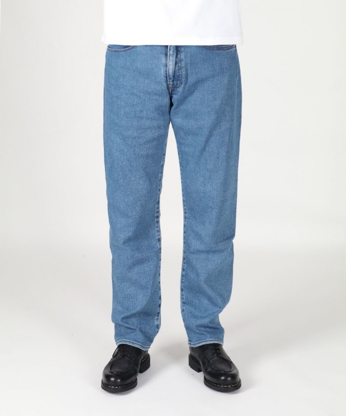 Knit-like Denim Classic Straight Jeans (LID)