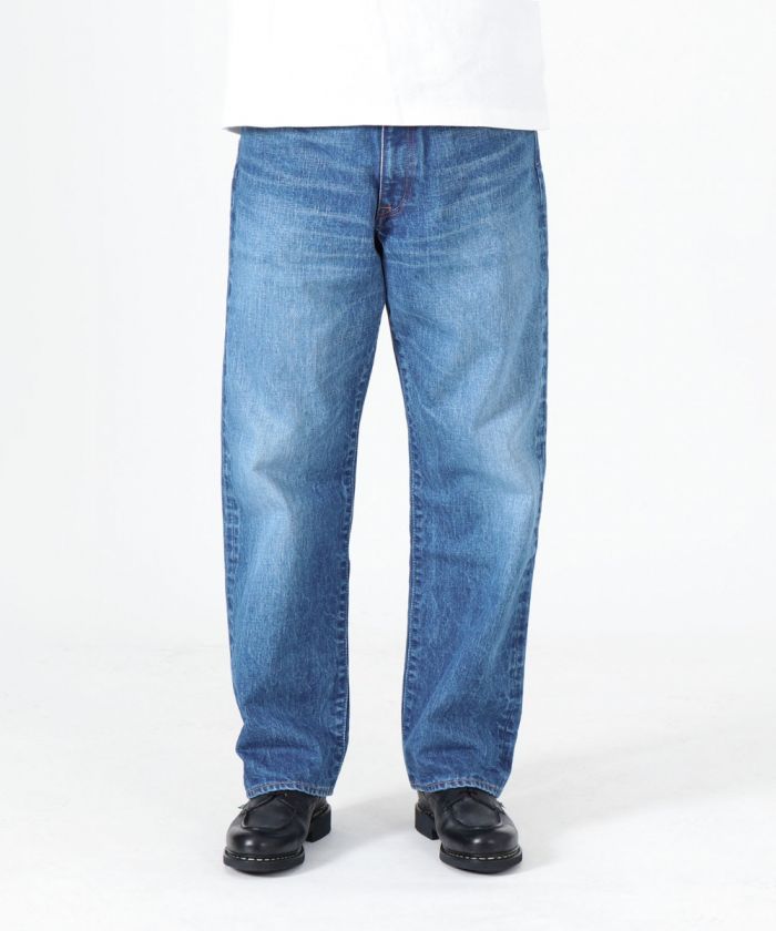J501_MID 14.8oz US Cotton Loose Selvedge Jeans (Aging Wash)