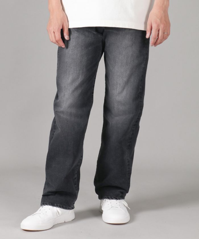 12oz Ultimate Stretch - Wide Jeans (Black Aging Wash)