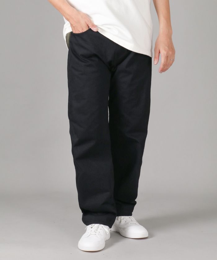 12oz Ultimate Stretch - Wide Jeans (Black)