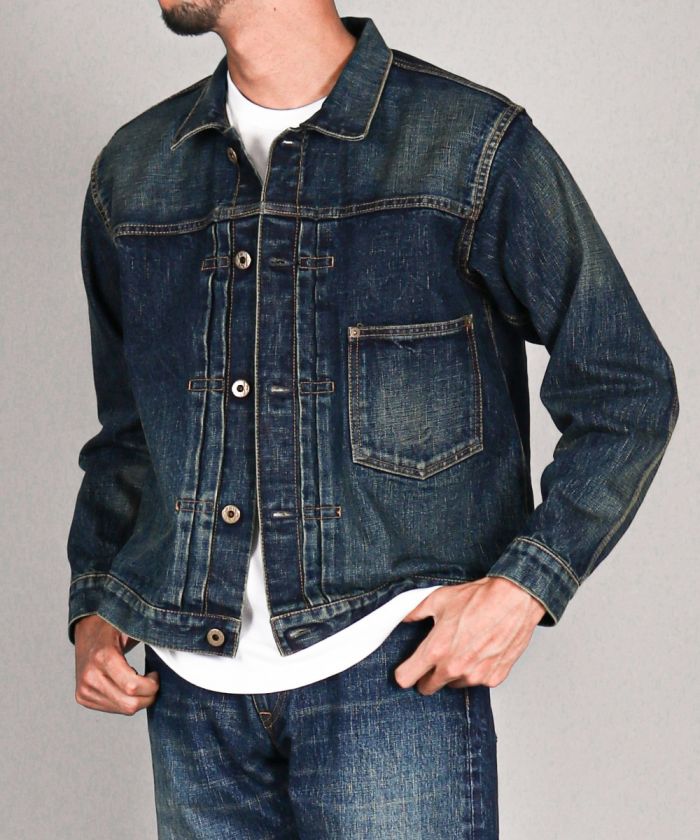 14.8oz Classic Denim Jacket - D01 (Aging Wash)