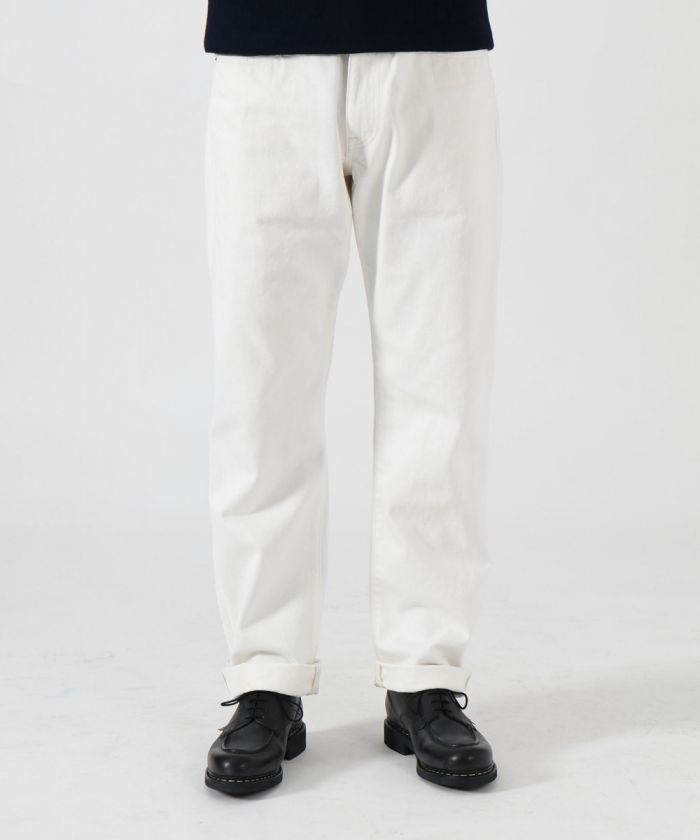 J470 13.5oz White Classic Straight Selvedge Jeans
