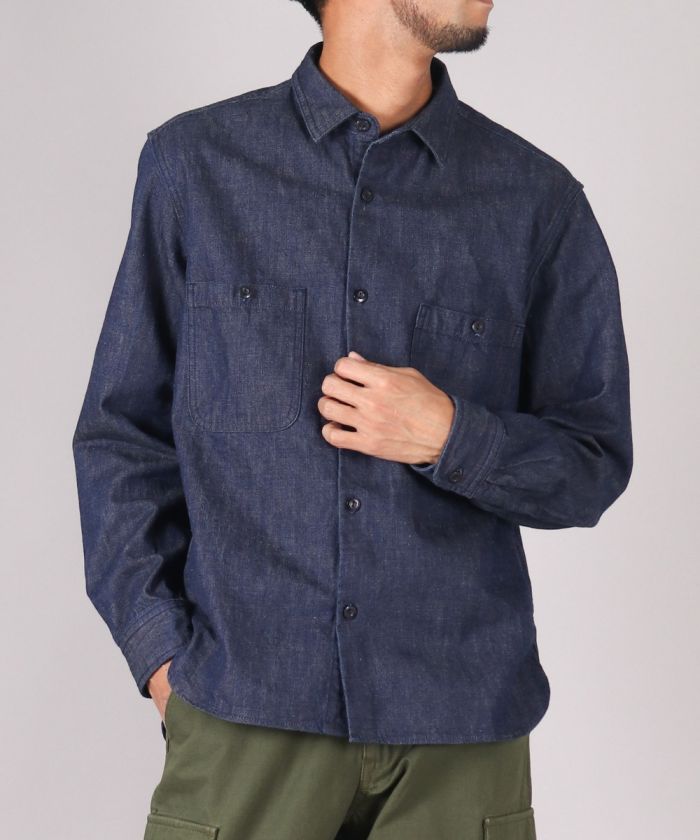 10oz Military Denim Work Shirt