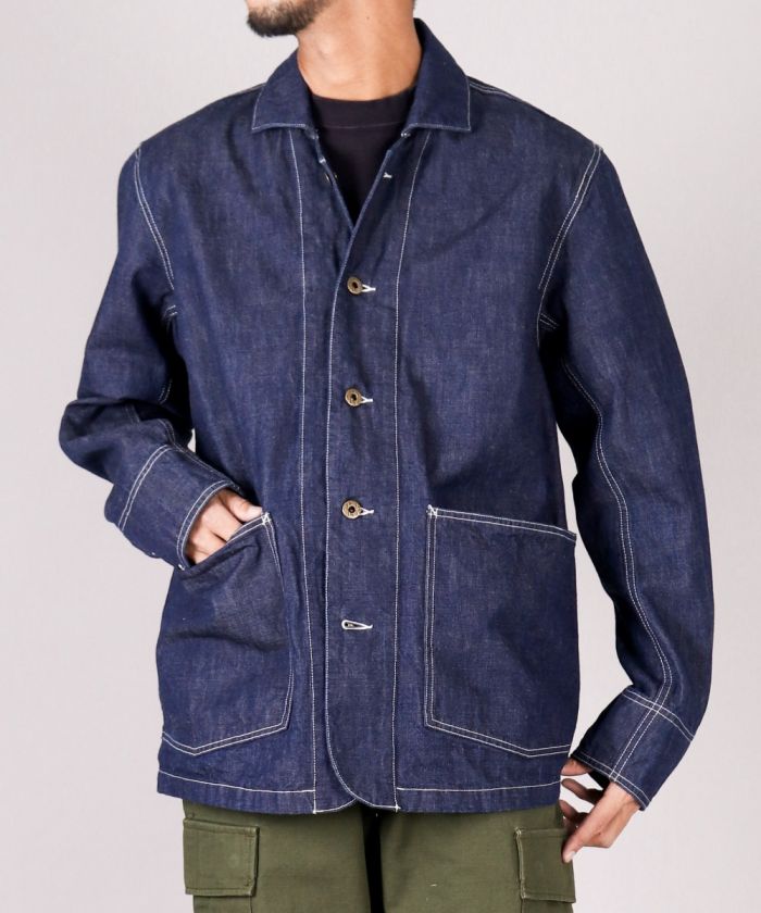 10oz Military Denim Sack Coat