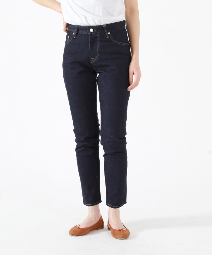 【Sono】Women's 12oz Stretch Tight Straight Jeans