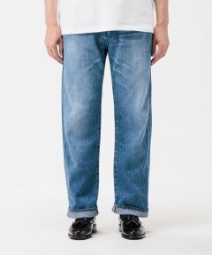 【Anyone more】[A/M] Seulleon Cut Denim Washing Wide Pants Vintage Washing Wide Leg Denim Pants CN14 - Korean Women's