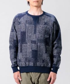 Sashiko Sweatshirt – Patch Mosaic