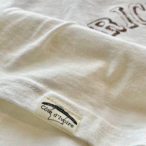 T-shirts made with 100% Côte d'Ivoire cotton.