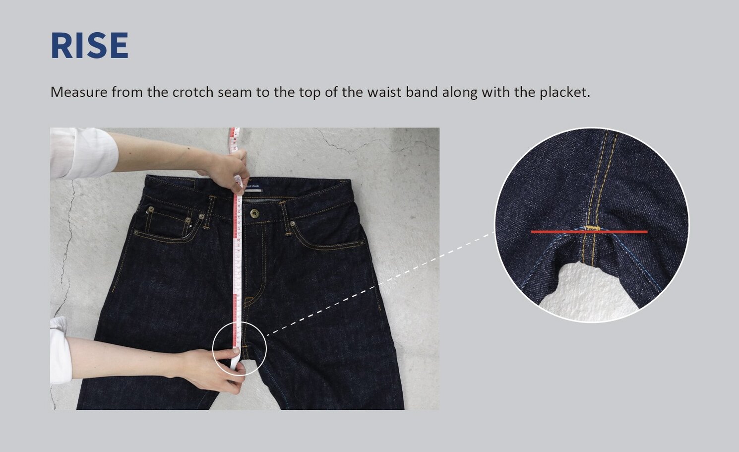 How To Measure Jeans