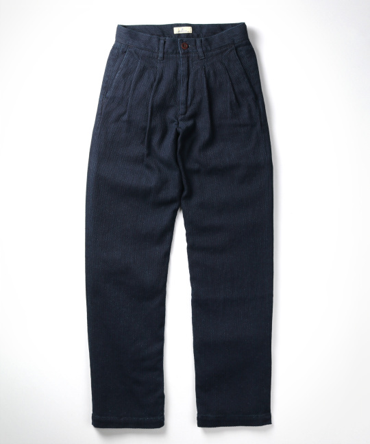 J802921 Indigo Sashiko Montpe Pants Japan Blue Jeans